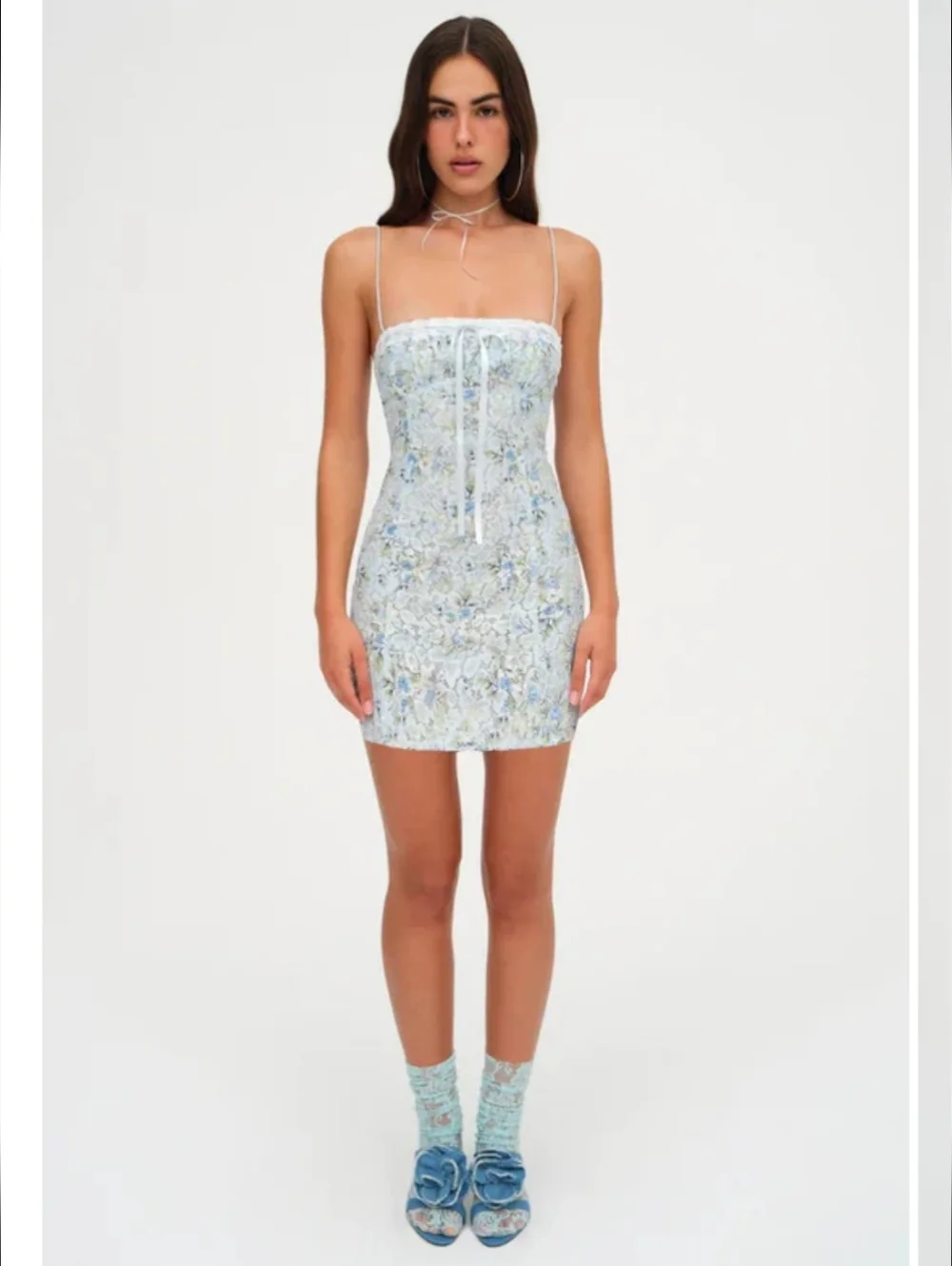 For Love & Lemons Claire Lace Mini Dress Size S - Picture 16 of 16